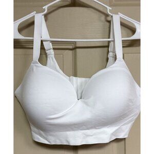 Truekind Bra Womens 2X White Wireless Seamless Padded Adjustable Straps NWOT